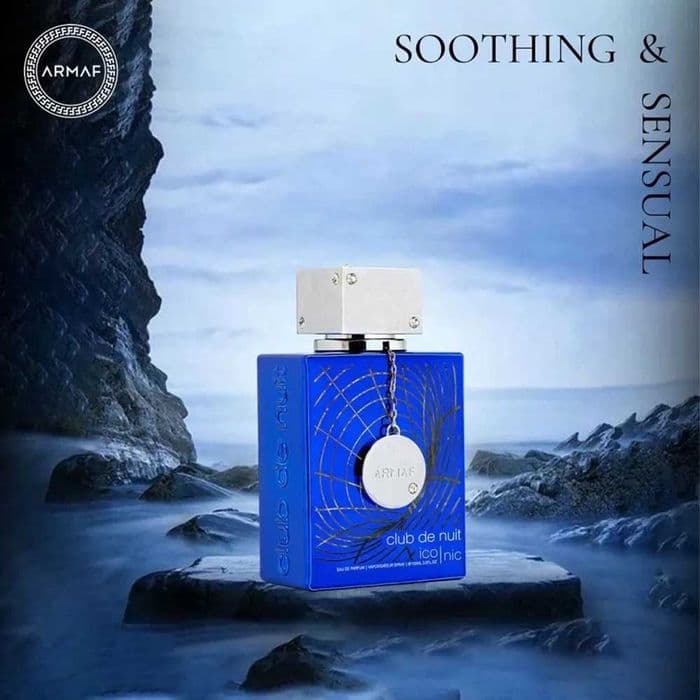 Perfume club de nuit blue iconic armaf edp masculino 100ml — foto 4 de 4